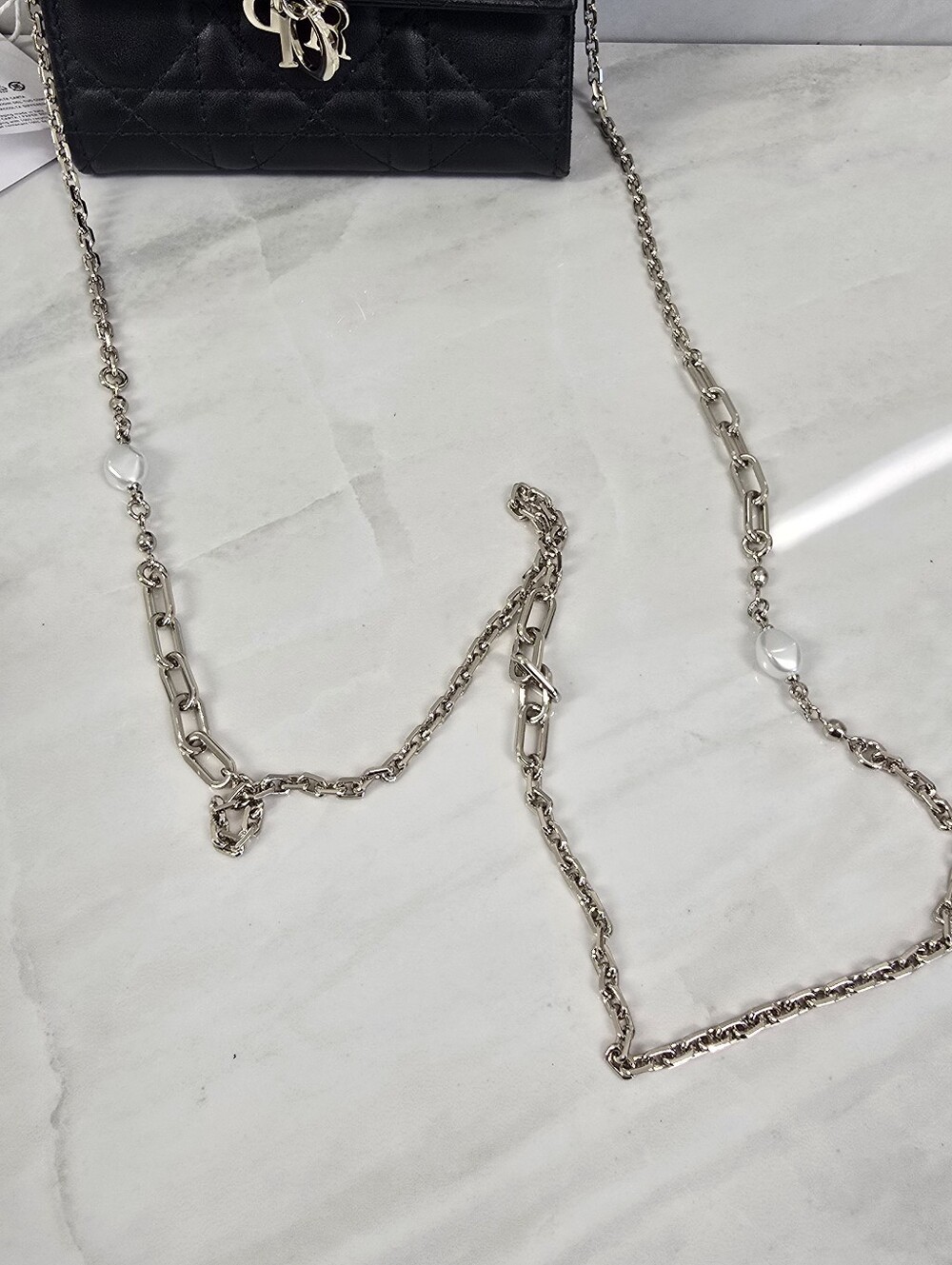 Dior My Dior Black Quilted Mini Leather Chain Bag - Picture 3 of 15